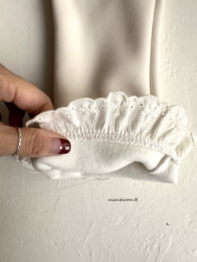 Bloom.b37｜(0m-24m/85cm-125cm) 蕾絲邊喇叭褲15