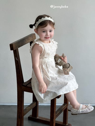 JE731｜(80-120cm) 小碎花背心洋裝8