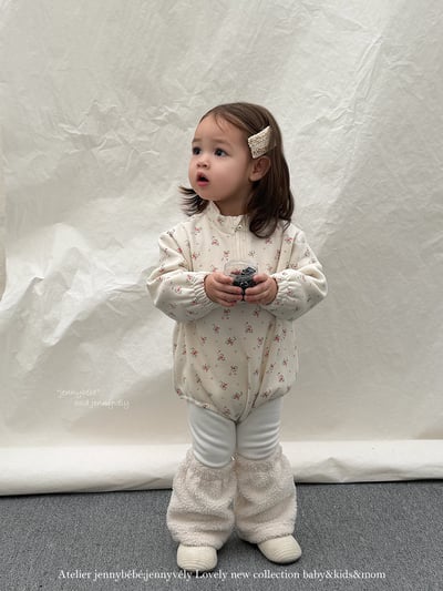 JE 254｜(66-90cm)  復古碎花包屁衣23