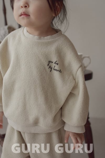 GURU GURU23｜(6m-24m) 2色簡約刷毛縮口套裝11