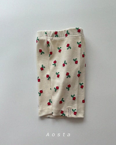 AOSTA44｜(6m-5y) 4款夏季羅紋緊身褲9