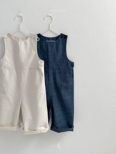 Atomeme10｜(70-110) 無袖牛仔連身褲4