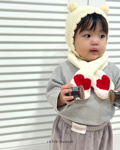 Cieldemaman05｜(76cm~110cm)  4色條紋長袖上衣4