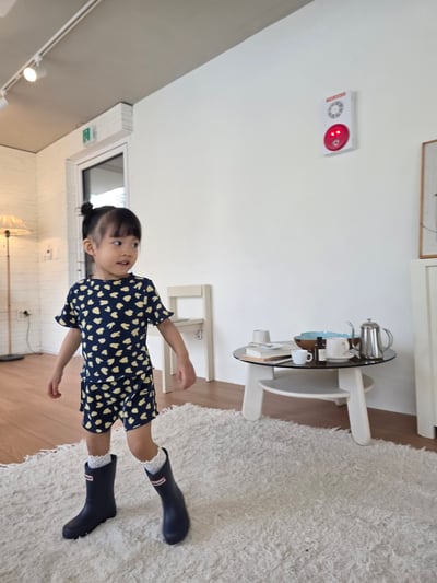 Color24｜(75-115cm) 愛心滿版印花套裝8