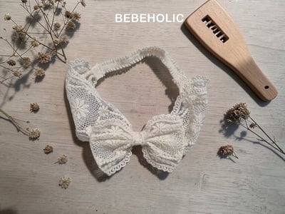Bebe holic54｜(Free) 蕾絲花邊髮帶3