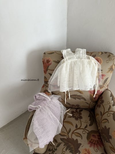 Bloom.b44｜(0m-24m/85cm-125cm) 蕾絲薄紗背心洋裝7