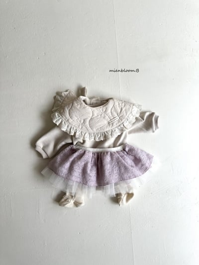 Bloom.b48｜(0m-24m/85cm-125cm) 蝴蝶結印花絎縫綁帶領圍9