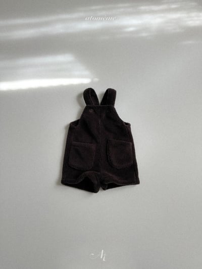 Atomeme23｜(70cm-110cm) 羊羔毛吊帶褲15