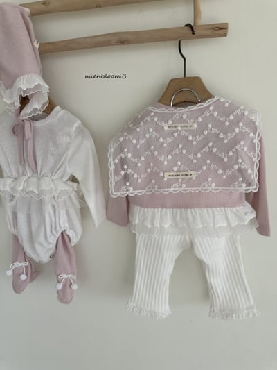 Bloom.b29｜(0m-7y) 羅紋蕾絲邊上衣14