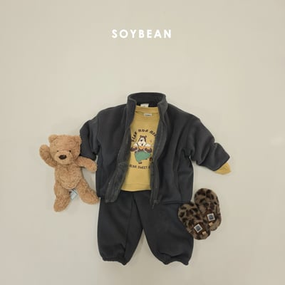 Soybean39｜(75cm-118cm) 刷毛拉鍊外套套裝6