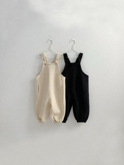 MiniRobe29｜(70-110) 壓紋吊帶連身褲1