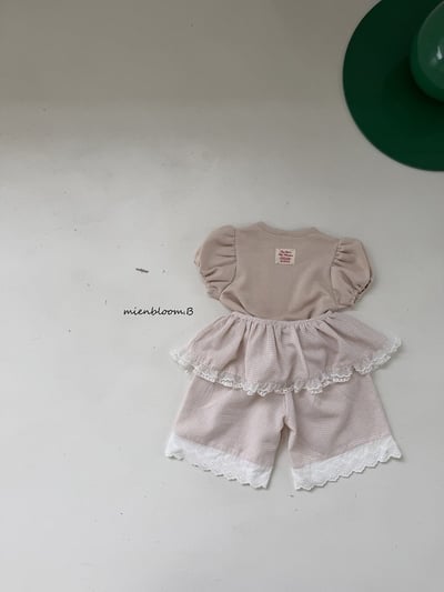 Bloom.b43｜(55cm-118cm) 派對小熊印花公主袖上衣4