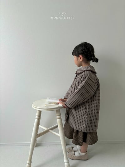 Monpetitbebe19｜(70cm-110cm) 復古滾邊夾克大衣11