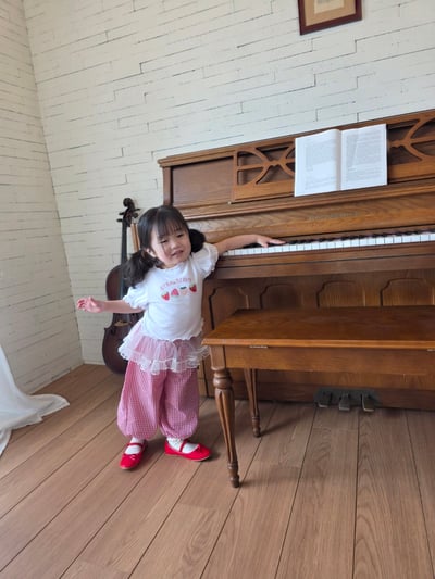 Color11｜(75-115cm) 蕾絲紗裙格紋縮口褲7