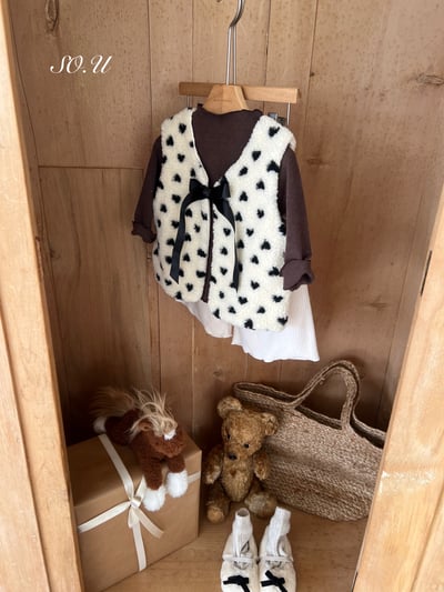 SO.U14｜(12m-M)  愛心刺繡背心14