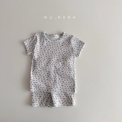 my_bebe23｜(80-120cm) 碎花家居服組16