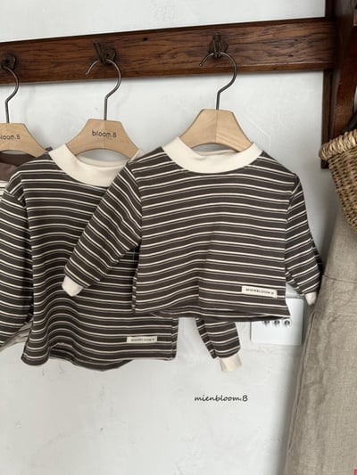 Bloom.b06｜(0m-24m/85cm-125cm) 撞色條紋上衣6