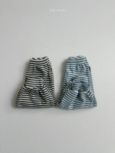 MiniRobe32｜(70-110) 條紋休閒束口褲4