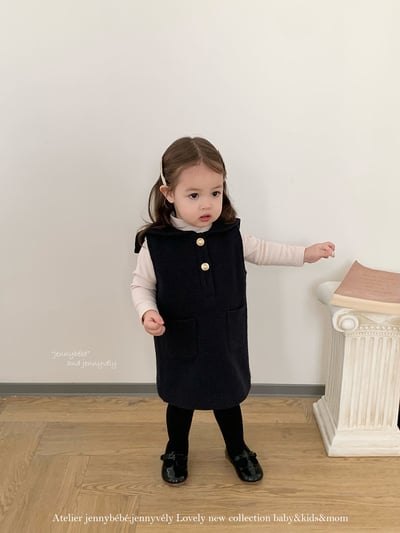 JE 649｜(80-110cm)  洋氣小香風背心裙9