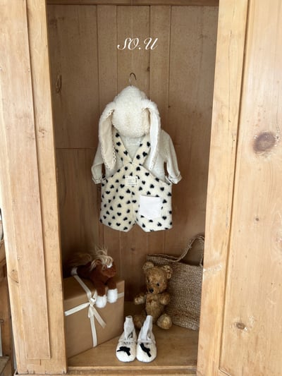 S0.U08｜(Free)  大白兔絨毛帽9