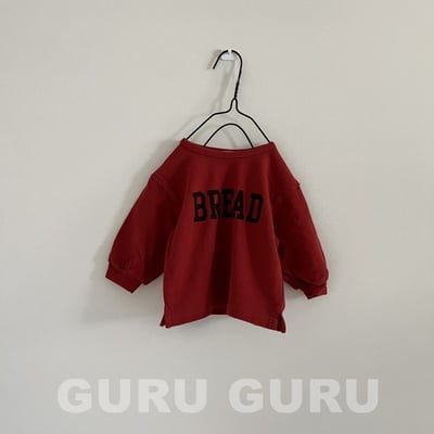 GURU GURU10｜(6m-24m) 4色英字休閒上衣2