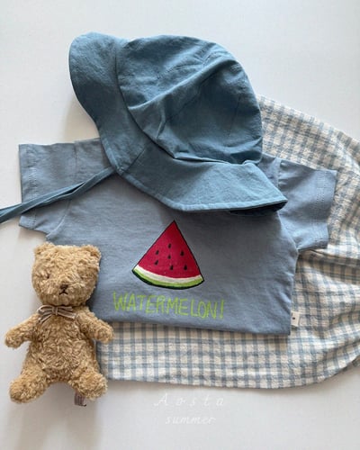 AOSTA14｜(6m-5y) 2款清涼西瓜印圖上衣7