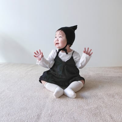 LEMONADE16｜(55cm-85cm) 2色兩件式包屁衣+蝴蝶結細肩洋裝5