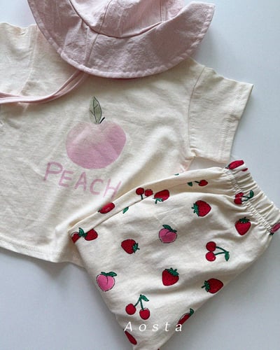 AOSTA28｜(6m-5y) 2款檸檬桃子上衣13