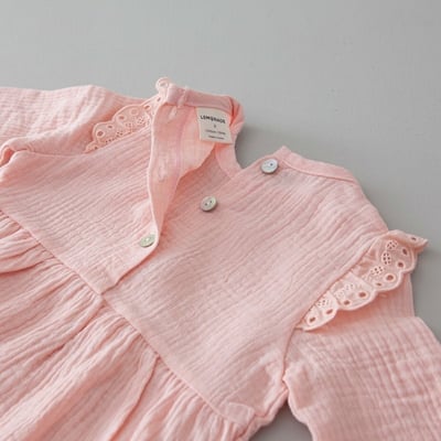 LEMONADE53｜(55cm-85cm) 2色飛袖蕾絲包屁衣含帽子22