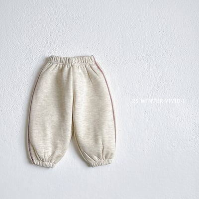 vivid07｜(78cm-125cm) 口袋素面縮口褲12