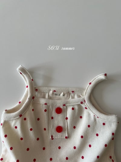 SO.U10｜(6m-4y) 荷葉滾邊波點上衣6