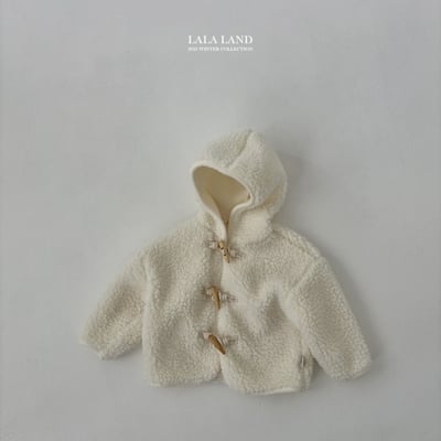lala land53｜(75cm-120cm) 2色牛角扣刷毛連帽外套19