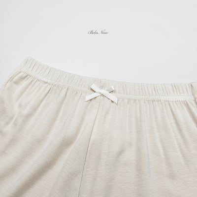 bebe nine25  (65cm-115cm) 3色彈力木耳邊打底褲7