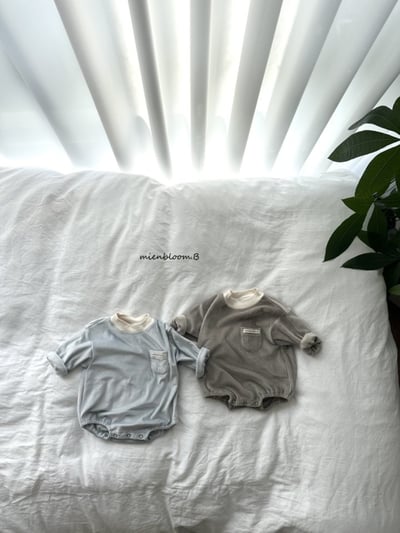 Bloom.b17｜(0m-24m) 絲絨口帶包屁衣4