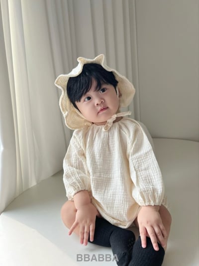 BBABBA08｜(60cm-83cm-mom) 2色棉質奶油格紋套裝2