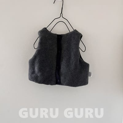 GURU GURU15｜(6m-24m) 4色燈芯絨刷毛背心6