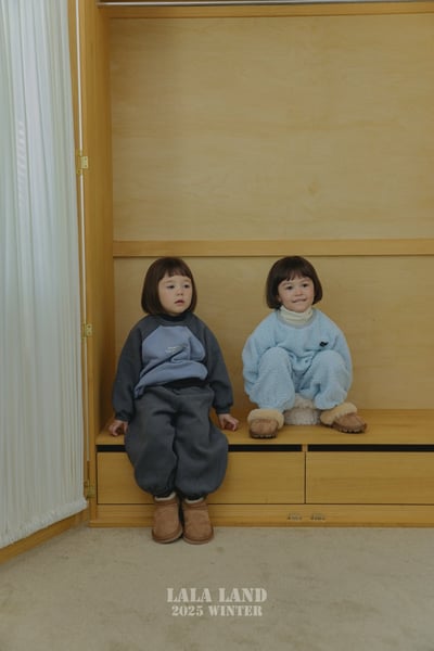 lala land70｜(75cm-120cm) 2色素面休閒束口褲9