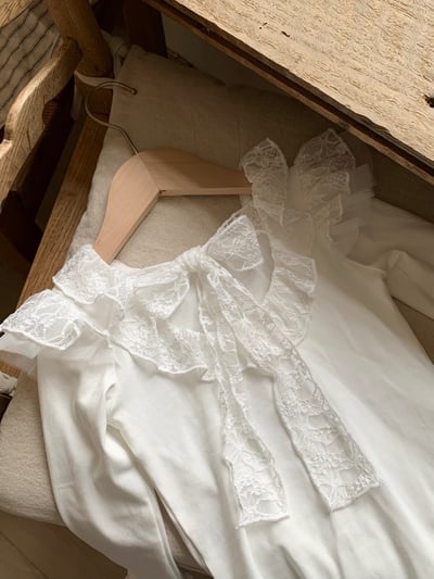 jenny bébé｜(66-90cm) 蕾絲花邊包屁衣14