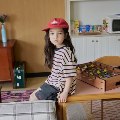 BEAN23｜(65-120cm) 拼色條紋上衣7