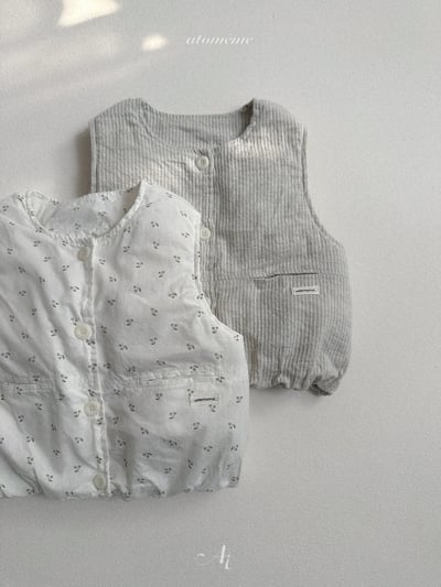 Atomeme40｜(70-110) 印花鋪棉背心14