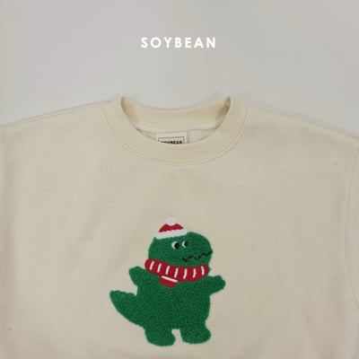 Soybean94｜(75cm-118cm) 聖誕毛毛恐龍休閒套狀13