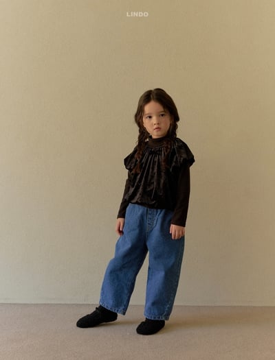 Lindo49｜(80cm-125cm) 高領素面上衣16