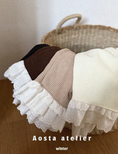 AOSTA｜喇叭蕾絲棉褲 現貨14