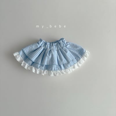 my_bebe27｜(80-120cm) 格紋蓬蓬褲裙20
