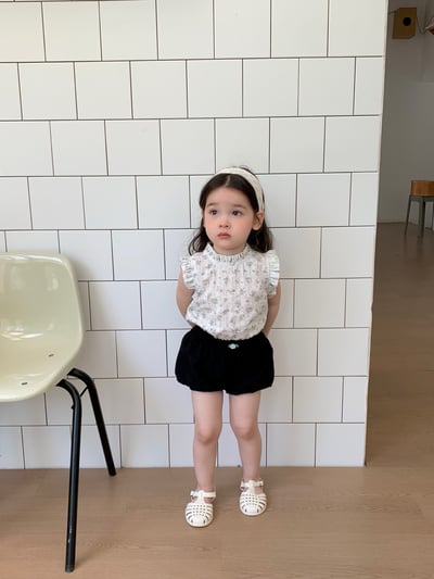 JE34｜(73-100cm) 碎花背心套裝2