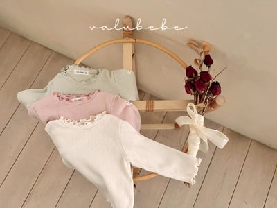 Valubebe53｜(65-90) 捲邊透氣上衣18