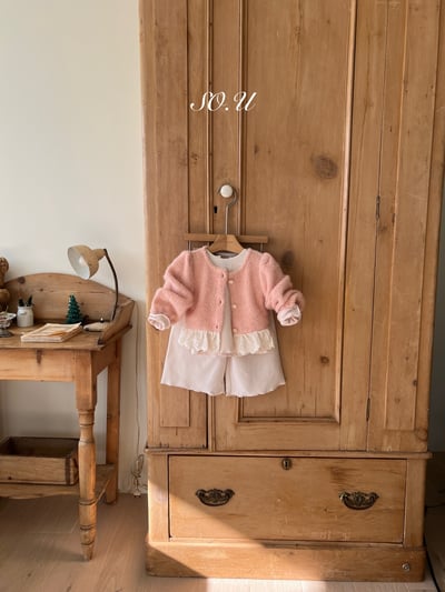 S0.U11｜(12m-M)  針織折邊鈕釦外套8