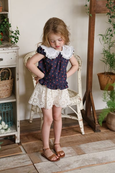 FLO34｜(75-140) 鏤空雕花短褲3