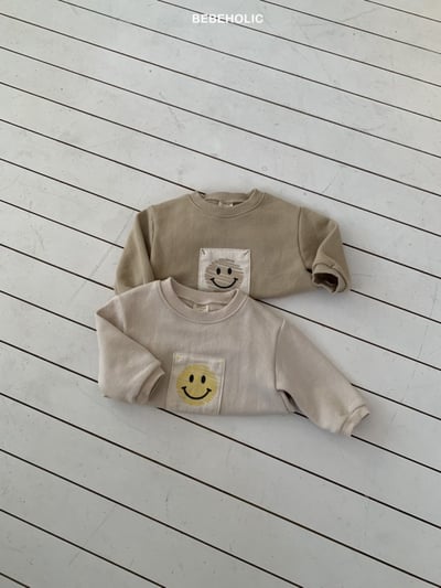 Bebe holic59｜(3m-18m) 微笑印花包屁衣16