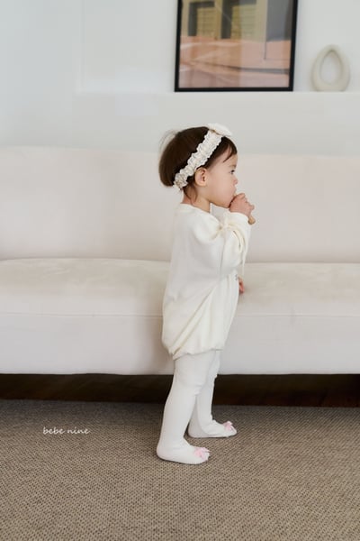 bebe nine21 (65cm-75cm) 3色蝴蝶結緞帶褲襪7